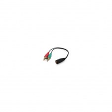 Gembird CCA-418 cable de audio 0,2 m 3,5mm 2 x 3.5mm Negro, Verde, Rojo