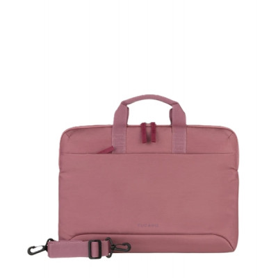 Tucano Smilza Maletin Portatil 15,6 - Tamaño Slim - Sistema Anti-Choques - Mango Doble - Color Rosa