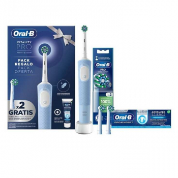 Oral-B Vitaly Pro Pack Cepillo Dental + 2 Recambios + Pasta