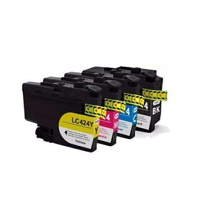 Brother LC424 Amarillo Cartucho de Tinta Generico - Reemplaza LC424Y