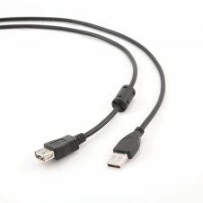 CABLE GEMBIRD USB 2.0 TIPO-A MACHO A USB 2.0 TIPO-A HEMBRA 3M NEGRO CCF-USB2-AMAF-10