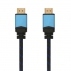 Cable Hdmi 2.0 4K Aisens A120-0360/ Hdmi Macho - Hdmi Macho/ 10M/ Negro/ Azul