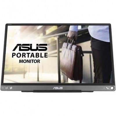 Monitor Portátil Asus ZenScreen MB16ACE 15.6/ Full HD/ Plata y Negro