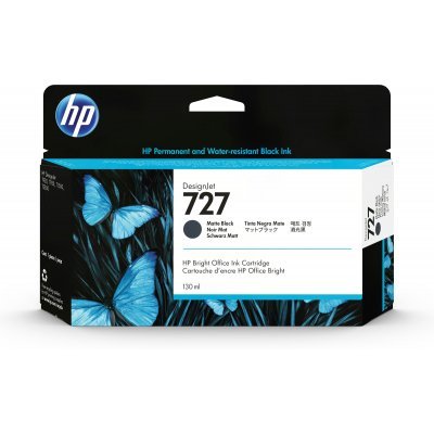 Cartucho de tinta DesignJet 727 negro mate de 130 ml