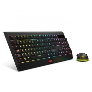 Pack Teclado + Ratón KROM KABALA, inalámbrico, RGB, SP