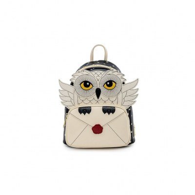 Mochila loungefly harry potter hedwig carta de invitacion a hogwarts