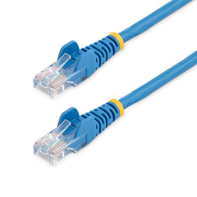 Cable de 3m Azul de Red Fast Ethernet Cat5e RJ45 sin Enganche - Cable Patch Snagless