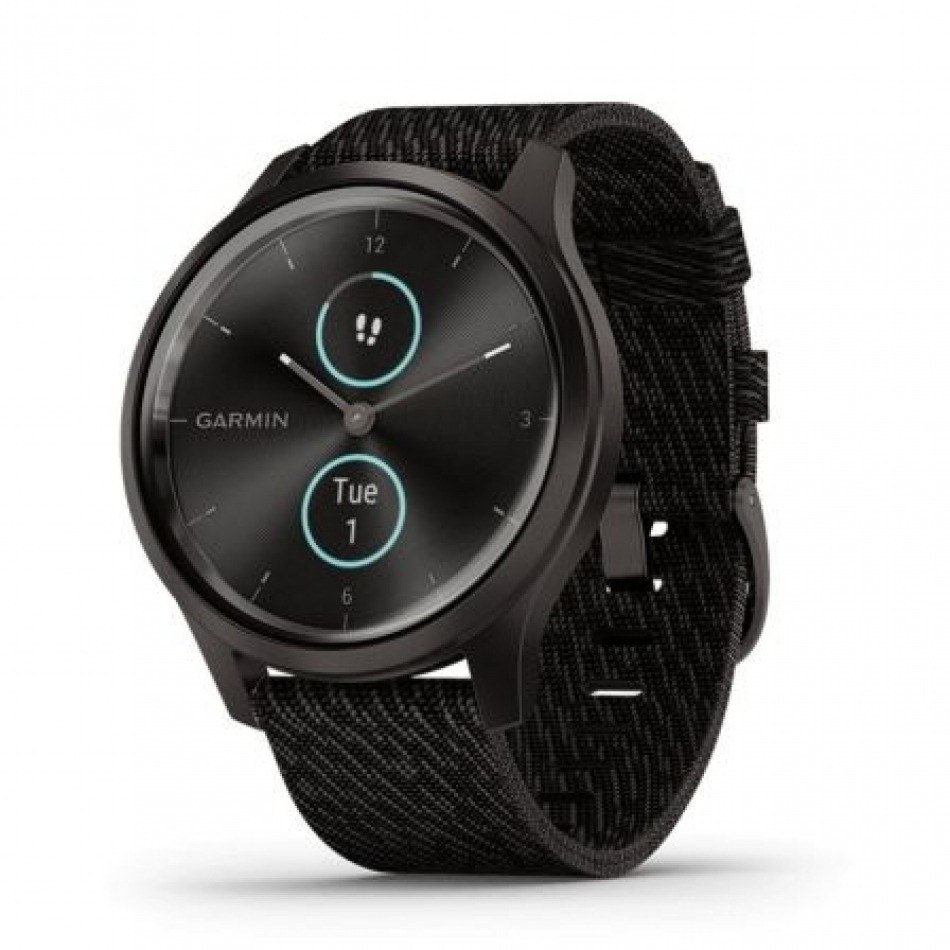 Smartwatch Garmin Vívomove Style/ Notificaciones/ Frecuencia Cardíaca/ GPS/ Grafito