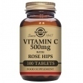 Solgar Vitamina C Rose Hips 500mg 100 Comprimidos