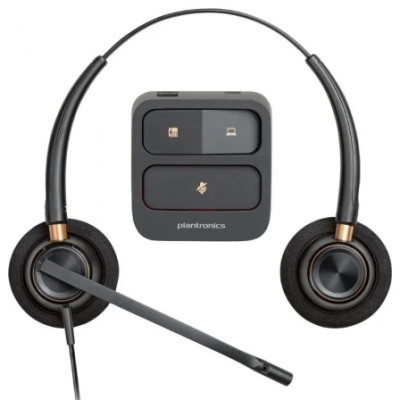 Auriculares Poly EncorePro 520/ con Micrófono/ QD/ Negros