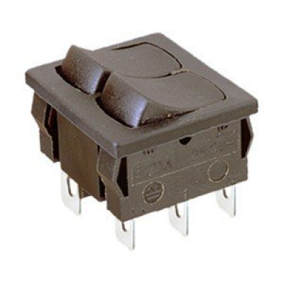 Interruptor Basculante Unipolar doble tecla