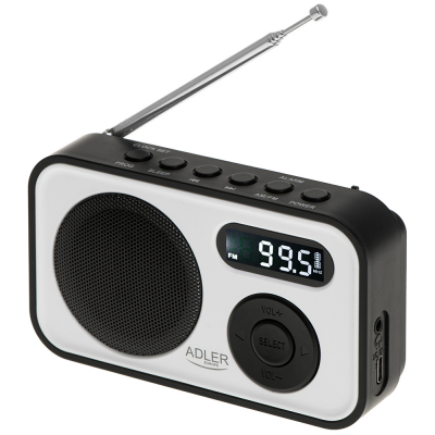 Radio digital pll am/fm ad 1906, 12,5 x 3 x 7,5 cm