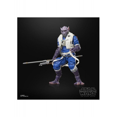 Figura hasbro star wars the black series the mandalorian and grogu zeb orrelios (new republic pilot)