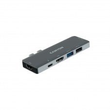 Canyon DS-5 USB 2.0 Type-C Gris