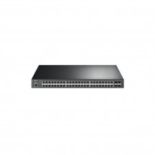TP-LINK TL-SG3452P switch Gestionado L2/L2+ Gigabit Ethernet (10/100/1000) Energ?a sobre Ethernet (PoE) Negro