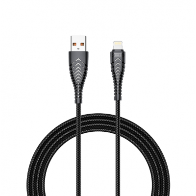 -A/LIGHTNING 2.0 1.2M NEGRO cable USB USB 2.0 1,2 m USB C USB A