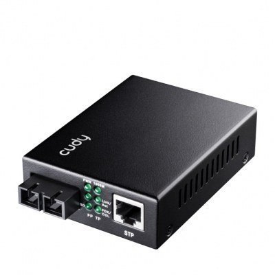 CONVERSOR CUDY 10/100/1000M GIGABIT ETHERNET MEDIA CONVERTER