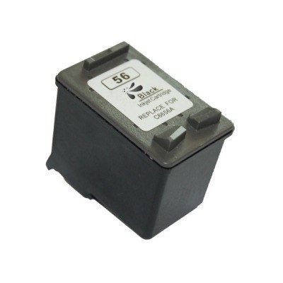HP 56 Negro Cartucho de Tinta Remanufacturado - Reemplaza C6656AE/C6656GE
