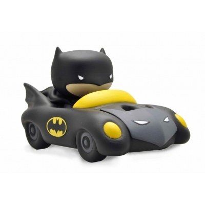 Figura hucha plastoy dc comics batman en batmovil