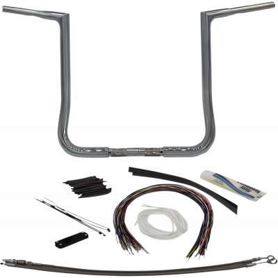 Kit manillar EZ Install de 1-1/4 con bordes superiores planos FAT BAGGERS INC. 709116