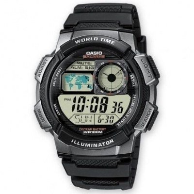 Reloj Digital Casio Collection AE-1000W-1BVEF / 48mm/ Negro