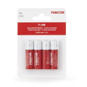 Pilas alcalinas AA-LR6 de 1'5 V Fonestar F-LR6