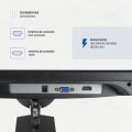 Monitor iggual ML27FA, 27 pulgadas, Full HD, IPS, 120 Hz, altura regulable, altavoces, HDMI, VGA, 99% sRGB, negro - imagen 4