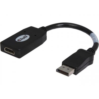 Adaptador club 3d displayport 1.2 macho a hdmi 1.3 hembra adaptador pasivo