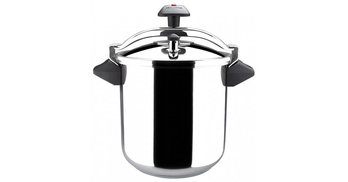 Pentola A Pressione Magefast Star 6 Litri - Acciaio Inox 18/10, Fondo Induzione Totale, 3 Sicurezze, Con Cestello E Libro Ricette - 6