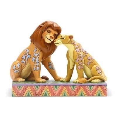 Figura enesco disney el rey leon simba y nala