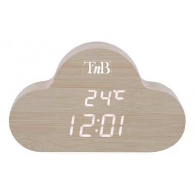 CLOCKCLWD despertador Reloj despertador digital Madera