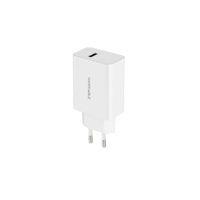 Cargador nanocable usb - a 5v - 2.1a blanco