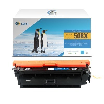 G&G HP CF361X CYAN CARTUCHO DE TONER GENERICO Nº508X