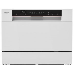 Lavavajillas compacto Teka LC 24700 WH, 6 servicios, clase F, 174 kWh año, 49dB, 43.8 x 55 x 50 cm, ref. 114350000, blanco