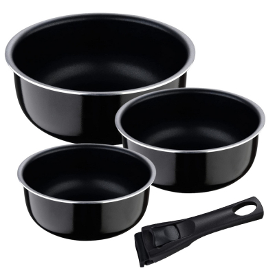 Set 3 cazos click & cook ø16 / ø18 / ø20 cm