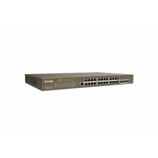 Tenda TEG5328P-24-410W Gestionado L3 Gigabit Ethernet (10/100/1000) Energ?a sobre Ethernet (PoE) 1U Gris