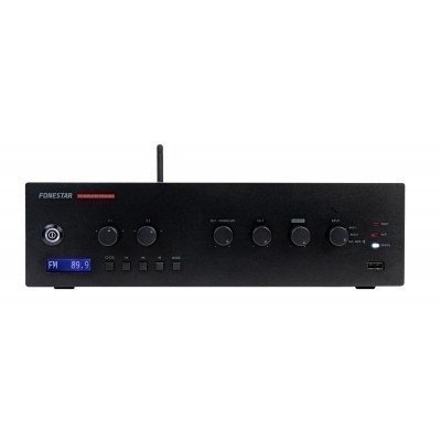 Amplificador PA 60Wrms 2Zonas BT/USB/MP3/FM FONESTAR