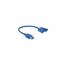 DeLOCK cable USB A 0.25 m Azul