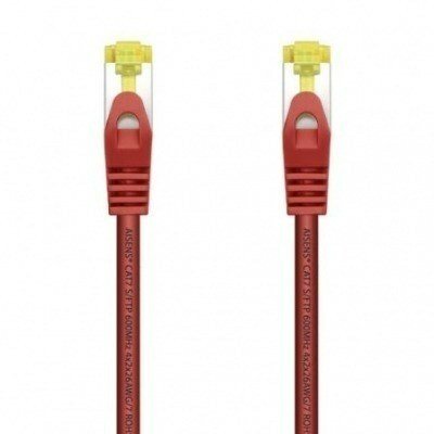 Cable de Red RJ45 SFTP Aisens A146-0469 Cat.7/ 50cm/ Rojo