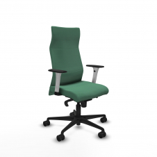 Piqueras y Crespo Albacete direcci?n sincro bali verde esmeralda brazos 1D blancos base nailon ruedas 65 nailon