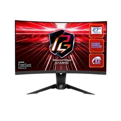 Monitor led 27pulgadas asrock pg27q15r2a gaming curvo