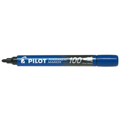 PILOT Marcador permanente SCA-100 punta conica trazo 1mm azul