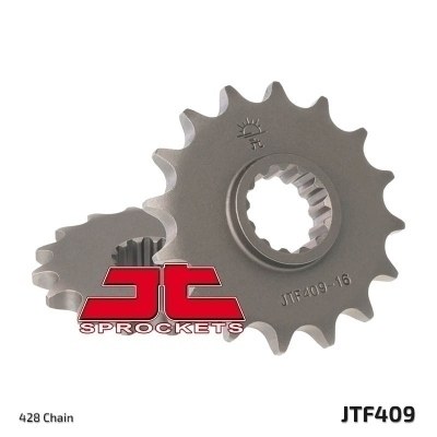 Piñón JT SPROCKETS acero estándar 409 - Paso 428 JTF409.16