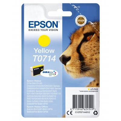 Cartucho de Tinta Original Epson T0714/ Amarillo