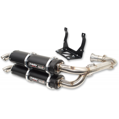 Stage 5 Dual Exhaust System TRINITY RACING TR-4161D-BK