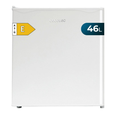 Cecotec GrandCooler 20000 L SilentCompress White E Mini Frigorifico - Capacidad 46L - 48x45x48.7cm - Color Blanco
