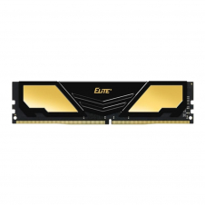 Memoria ram ddr4 16gb teamgroup elite heatsink dimm 3200 negro - dorado