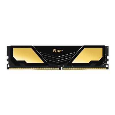 Memoria ram ddr4 16gb teamgroup elite heatsink dimm 3200 negro - dorado