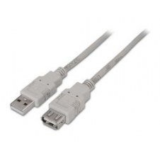 Cable Aisens Usb-a/m A Usb-a/h 3m Negro
