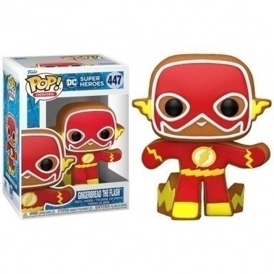 Funko pop dc comics navidad galleta jengibre the flash 64323
